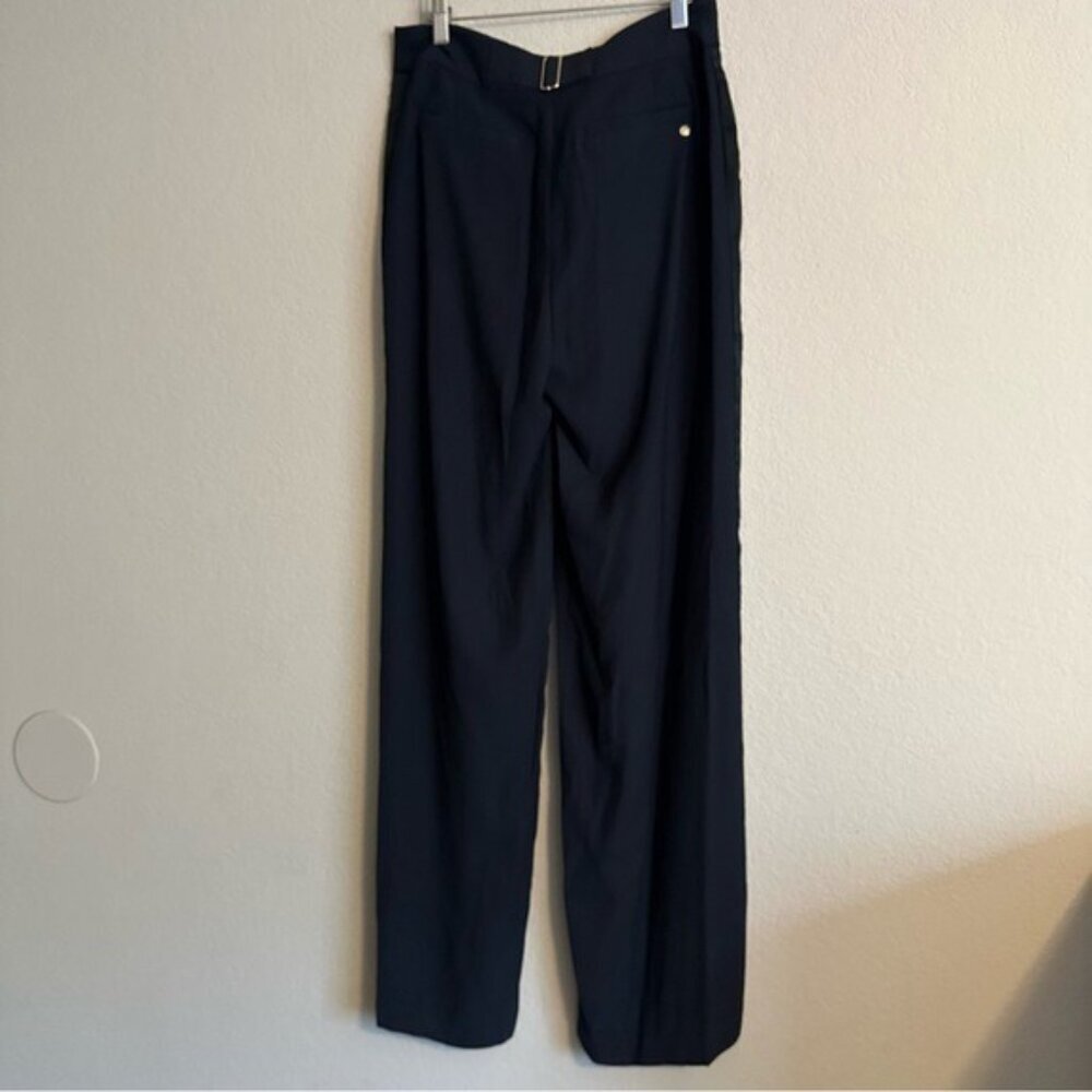 Biltmore Navy Blue Tuxedo Women's Wide Leg Pants Size 6 NWT - Picture 4 of 16